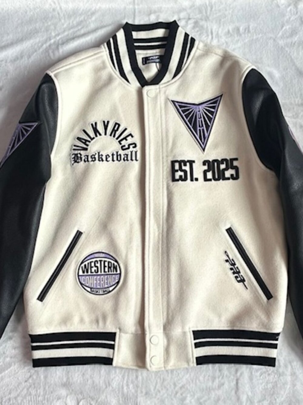 Golden State Valkyries Varsity Style Jacket from Pro Standard - Large